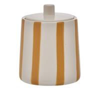 5five - vaso in cotone strio 10,2 x 12,8 cm giallo