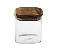 5five - vaso in vetro con coperchio in acacia 0,6l