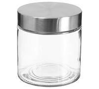 5five - vaso in vetro con coperchio in acciaio inox nixo 0,75l