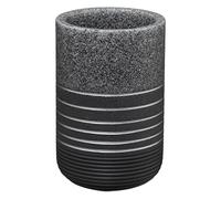 5five - vaso per spazzolini da denti silver grigio