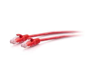 5ft (1.5m) Cat6a Snagless Unshielded (UTP) Slim Ethernet Network Patch Cable - Red