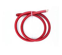 5FT Heavy Duty PVC Power Cable, 1-12AWG Red Black, Flexible Copper For Car Battery Jumper, High Current Wiring(RV-Red,10 AWG)