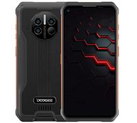 5G Rugged Smartphone DOOGEE V10, Batteria 8500mAh, Termometro Frontale Infrarossi, 6,39’’Android 11 Impermeabile Antiurto robusto, Fotocamera 48MP,Ricarica Wireless,8GB+128GB Dual SIM Arancia