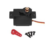 5G Servo in metallo e servo braccio compatibile con 1 28 in scala RC Auto come K969 K989 P929 Modelli FIT 284131 284010 Parti di aggiornamento(Red metal arm)