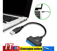 5Gbps USB 3.0 to SATA Cable 2.5 inch HDD SSD External Adapter Power Cord IT