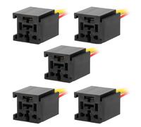 5I PC DC 12V/24V 80A 4 terminali presa relè connettore cablaggio per Auto Auto