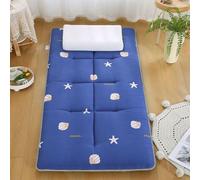 5JJJLOOOPP Materasso futon portatile, design ergonomico, portatile, tappetino per tatami, pieghevole, in stile giapponese, per dormitorio per ragazzi e ragazze
