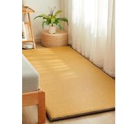 5JJJLOOOPP Tappetini giapponesi Tatami, motivo pianta rampicante estiva, antiscivolo, pieghevole, adatto per interni, soggiorno, camera da letto, zerbino (F, 150 x 200 cm) (A 90 x 190 cm)
