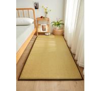 5JJJLOOOPP Tappetini giapponesi Tatami, motivo pianta rampicante estiva, antiscivolo, pieghevole, adatto per interni, soggiorno, camera da letto, zerbino (F, 150 x 200 cm, C 120 x 190 cm)