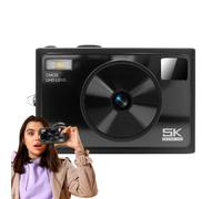 5K Digital Camera, Compact Small Travel Camera, 4,33 x 2,81 in Professional Photo-Taking Tool, Anti-Shake, 2,8 pollici IPS Screen, Vlogging & Photography Accessories for Travel