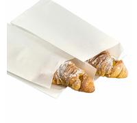 5kg Buste sacchetti di carta bianchi per Cornetti bar ristoranti edicole 12x24cm