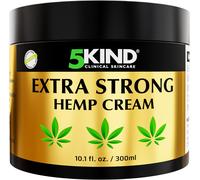 5Kind Crema Canapa Extra Forte 300 Ml - Crema Muscolare Idratante E Ricca Di Est