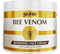 5Kind Crema Viso Rigenerante al Veleno d’Api con Propoli e Pappa Reale 100 ml - Crema Viso Anti-Età con Veleno d’Api per Uomini e Donne - Crema Antirughe al Veleno d’Ape - Bee Venom Cream