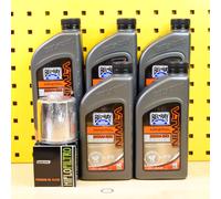 5L Belray V-Twin Minerale 20W50 Filtro Hiflo Cromo Guarnizione Oelwechselset