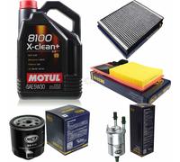5L Controllo Set Motul 8100 X-Clean+ 5W-30 Olio Motore SCT Filtro 11356172