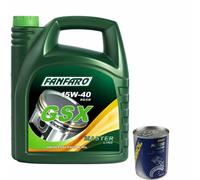 5L FANFARO GSX 15W-40 Olio Motore Olio Motore PKW API SG/CD Inclusa Motor Doctor