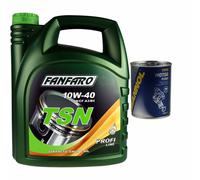 5L FANFARO TSN 10W-40 API SN/SM/CF Olio Motore Motorspülung Motor Flush