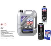 5L Liqui Moly MoS2 Olio Leggero 10W-40 Pro-Line Pulizia Motore MotorProtect