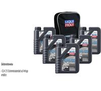 5L LIQUI MOLY Motocicletta 4T 15W-50 Street Olio Motore Nachfüllöl-tasche