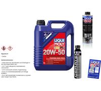 5L LIQUI MOLY Touring High Tech 20W-50 Minerale Olio Motore/E2 CeraTec ProLine
