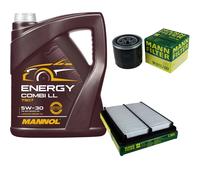 5L MANNOL 5W-30 Combi LL+MANN-FILTER Filtro Per KIA Sorento I JC 3.5 V6