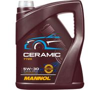 5L MANNOL Ceramica 5W-30 7720 olio motore per Api Sn Plus Acea C3 BMW Ll VW