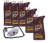 5L MANNOL Olio Trasmissione ATF AG60 per Jeep Wrangler III 2.8 CRD 3.6 V6