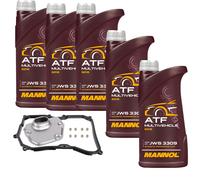 5L MANNOL Olio Trasmissione ATF JWS 330 + Filtro Per MINI Mini Cabriolet Cooper