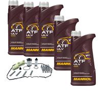 5L MANNOL Olio Trasmissione ATF ULV PURFLUX Per Audi A6 Avant 3.0 TDI quattro