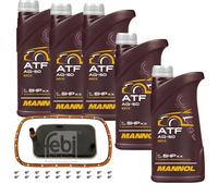 5L MANNOL Trasmissione Atf AG60 Filtro Olio per BMW 3er E46 316i 320d 318d
