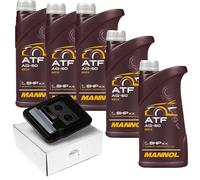 5L MANNOL Trasmissione Atf AG60 Filtro Olio per Mitsubishi Outlander III