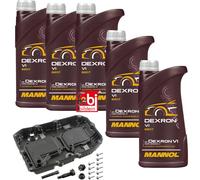 5L MANNOL Trasmissione Dexron VI Filtro Olio per Mercedes Classe M 166 ML