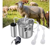 5L Mungitrice per mucca, latteatrice per capre, pompa a vuoto secchio vasca serbatoio, latteatrice bionica portatile per capre, latteatrice a impulso per pecore e mucche da latte