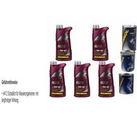 5L Olio Motore MANNOL Elite 5W-40 1xLeak-Stop+Motor Doctor+Motor Flush