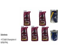 5L Olio Motore MANNOL Racing+Ester 10W-60 1xLeak-Stop+Motor Doctor