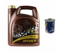 5L olio motore pemco idrive 260 10W-40 1x mannol Motor Doctor Additivo