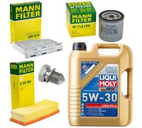 5L Olio Set Ispezione Luft-Innenraum Filtro Dell'Olio Vite per VW Caddy IV 2.0