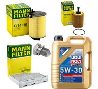 5L Olio Set Ispezione Luft-Innenraum Filtro Dell'Olio Vite per VW Golf V 2.0