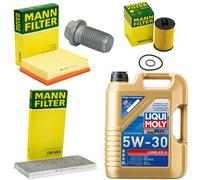 5L Olio Set Ispezione Luft-Innenraum Filtro Olio Vite Olio per Modello Mercedes