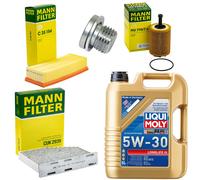 5L Olio Set Ispezione Luft-Innenraum Olio Vite Olio per VW Tiguan 2.0