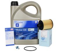 5L Originale Opel 5W30 Dexos2 + Filtro Olio per Astra Insignia A Zafira C 2.0