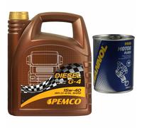 5L PEMCO DIESEL G-4 SHPD 15W-40 Olio Motore API CI-4/SL ACEA A3/B4 E7 JASO DH-1