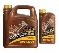 5L PEMCO IDRIVE 340 5W-40 Olio Motore Motori API SN/CF ACEA A3/B4