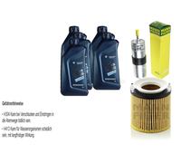 5L Per BMW Olio Twin Power Turbo 5W-30 + Mann Filtro 10961066
