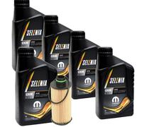 5L Petronas Selenia Olio 0W20 ECO2 Ölservice Incl. Bosch Filtro Olio Alfa Giulia