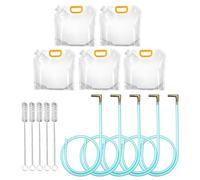 5L Reliable Syrup Tapping Supplies - 100CM Collection Bag Drill Taps Brush | Sap Tapping Kit with Maple Spiles for Beginner Hobbyists Collecting Storing Filtering Organic Production