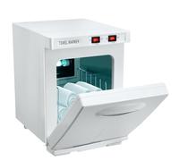 5L Scaldamani Caldi, Stendibiancheria UV, Scatola di disinfezione professionale 176°F, ideale per saloni di massaggio, spa, palestra, parrucchiere, bellezza (bianco-D)