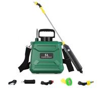 5L Shoulder Pesticide Sprayer Automatic Sprayer Bottle 3 Modes for Lawn Watering