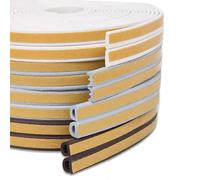 5m/10m Weather Stripping Striscia di tenuta per porta Diep Nastro autoadesivo per bozze Nastro isolante per finestre Striscia di tenuta in gomma antirumore