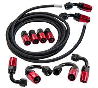 5Meters/16.4FT AN6 carburante olio tubo del gas linea Tubo Raccordo Adattatore